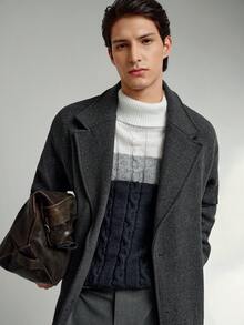 RONVEXI Men's Casual Warm Long Sleeve Turtleneck Pullover Sweater - Multicolor - View 7