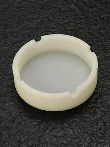 1pc Luminous Household Ashtray, Back To School Supplies - Pink - View 7