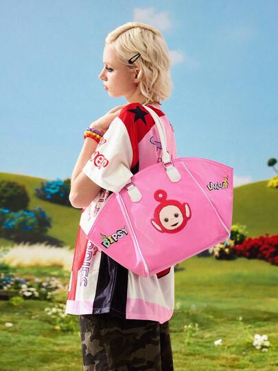 Teletubbies X ROMWE Bolsos de mano para mujer