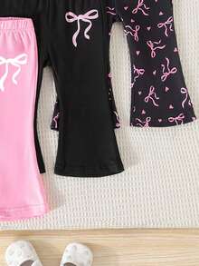 SHEIN 3件装女婴裤子 - 彩色 - 查看 4