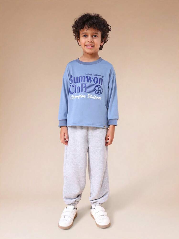 Long Sleeve Sweatshirt And Joggers Set