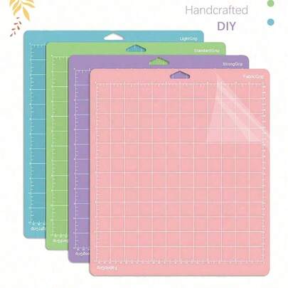 高级雕刻切割垫，四种粘度可选 - 高精度防滑垫，适用于激光雕刻、乙烯基切割和工艺品制作，自愈表面可保护工作台 - 网状粘合防滑切割垫，适用于工艺品制作、绗缝、缝纫、剪贴簿制作和所有艺术创作，非常适合DIY工艺品和纸雕。