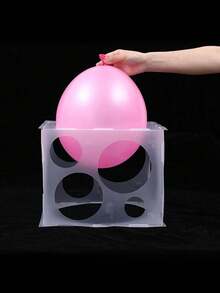 1 Pc, 11-Hole Balloon Sizing Box, Foldable Balloon Decorating Measuring Tool, For Balloon Arches, Party Decorations, Birthday Balloons, Birthday Decorations, Exquisite Room Decorations, Party Supplies. - Multicolor - View 4