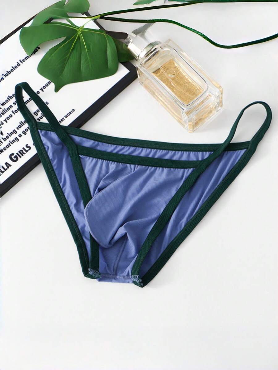 WENEZON Men's Ribbed Sexy Low-Rise Briefs, Men's Underwear, Suitable For Couples Dating, Couples Gift