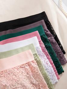 Snug Zone 7件套蕾丝女士内裤 - 彩色 - 查看 7