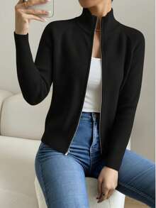 Women Cardigans - Black - View 3