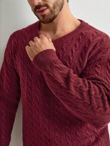 Manfinity CityGents 男士休闲V领长袖针织衫，秋冬季百搭单品