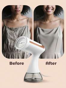 Teckwe Bàn ủi treo, máy hấp quần áo cầm tay, máy ủi di động 2 trong 1, làm nóng nhanh, hơi nước mạnh, loại bỏ nếp nhăn hiệu quả, thích hợp cho gia đình và du lịch - Phích cắm EU - Phích cắm loại C của EU (220-240V) - Xem 2