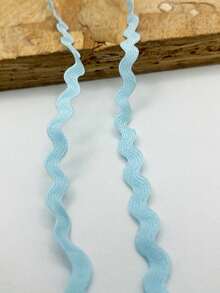 1条多色涤纶锯齿形丝带 DIY手工材料 礼品包装 蝴蝶结制作 婚礼 圣诞节 节日派对装饰材料