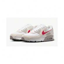 Nike Air Max 90 Men´S Sneakers White/Univ Red-College Grey-Vast Grey-Summit White - 白色/大學灰/深灰/大學紅 - 查看 2