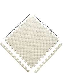 12-Pieces Foam Floor Mats, Interlocking Puzzle Tiles, Versatile For Indoor/Outdoor Use, Non-Slip, Waterproof, Easy To Clean, Suitable For Bedroom, Yoga, Gym, Sports, Fitness, Home Exercise