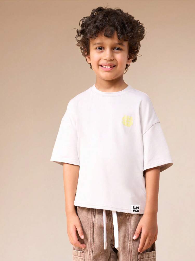 Maglietta oversize con stampa Future Icon