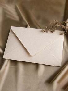 100pcs Envelopes, Office Envelopes, Wedding Invitation Cards, Western Business Invitation Letters, Holiday Gifts, Party Decoration Envelopes, Multi-Style & Multi-Color Wool-Feel, DIY Handmade Storage, Solid Color Invitations Back To School - Multicolor - View 4