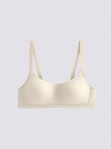 Loungeista 4件装女士舒适睡眠多色休闲条纹无钢圈软杯纯色内衣文胸 - 彩色 - 查看 6