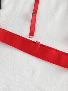 SHEIN 6Pcs Sexy Fishnet Nurse Costume Set - Black - View 4