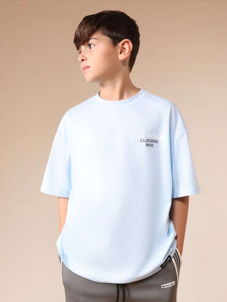 Koszulka z okrągłym dekoltem California Los Angeles Graphic