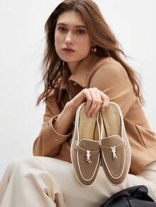 CUCCOO BIZCHIC Women Casual Versatile Simple Flat Shoes For Christmas Valentine's Day