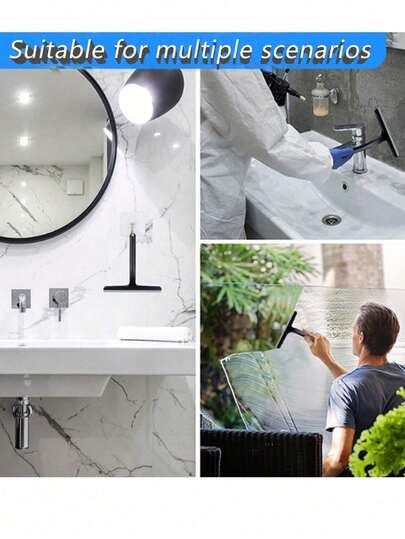 1 Practical Glass Window Squeegee, Mirror Scraper, Soap Cleaning Squeegee, Tile Cleaning Tool Suitable For Bathroom And Kitchen