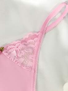 Contrast Lace G-String Lingerie