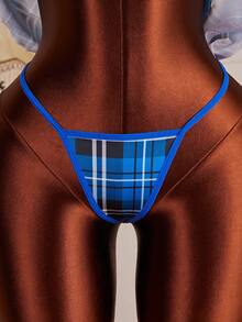 Sweet And Flirty Cosplay Costume Set, Including Wireless Bra, Thong, Skirt, And Necktie - 4pcs Lingerie