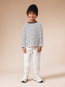 SUMWON Boys Casual Pull On Joggers Sweatpants With Drawstring Waist Elastic Cuffs Relaxed Fit Everyday Comfort Wear