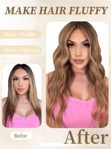 20 件装 100% 真人头发直发带 P4/27 接发丝滑无缝隐形适合稀疏头发女性优质浓密发梢健康真人接发隐形胶带适用于沙龙 - SP4/27 - 查看 5