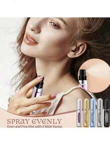 1/3/5/10/15 chai nước hoa du lịch có thể nạp lại, bình xịt du lịch 5ml, bình đựng nước hoa bỏ túi, bình xịt khi đi du lịch - Nhiều màu - Xem 10