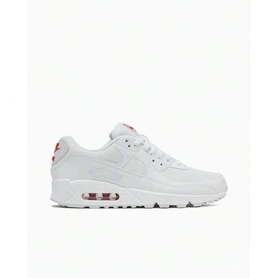 Nike Air Max 90 Men´S Sneakers White/Univ Red-College Grey-Vast Grey-Summit White