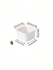 Boîte de rangement en plastique blanc 4 6 5 9 pièces Ensemble d'organisateurs à tiroirs Plateau multifonctionnel pour salle de bain, coiffeuse, maquillage, cosmétiques, chambre, cuisine, bureau, petits outils. Solution de rangement et de décoration pour la maison - Blanc - Voir 23
