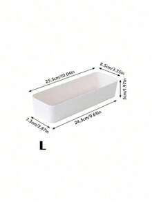 Boîte de rangement en plastique blanc 4 6 5 9 pièces Ensemble d'organisateurs à tiroirs Plateau multifonctionnel pour salle de bain, coiffeuse, maquillage, cosmétiques, chambre, cuisine, bureau, petits outils. Solution de rangement et de décoration pour la maison - Blanc - Voir 21