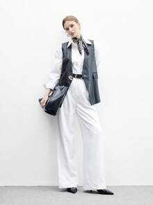 CUCCOO CHICEST Women's Pointed Toe Buckle Design Everyday Versatile Fashion High Heels - Black - View 3