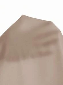 Resyla 新款卡其色圆领长袖女式T恤，饰有3颗心形图案，春秋季流行款