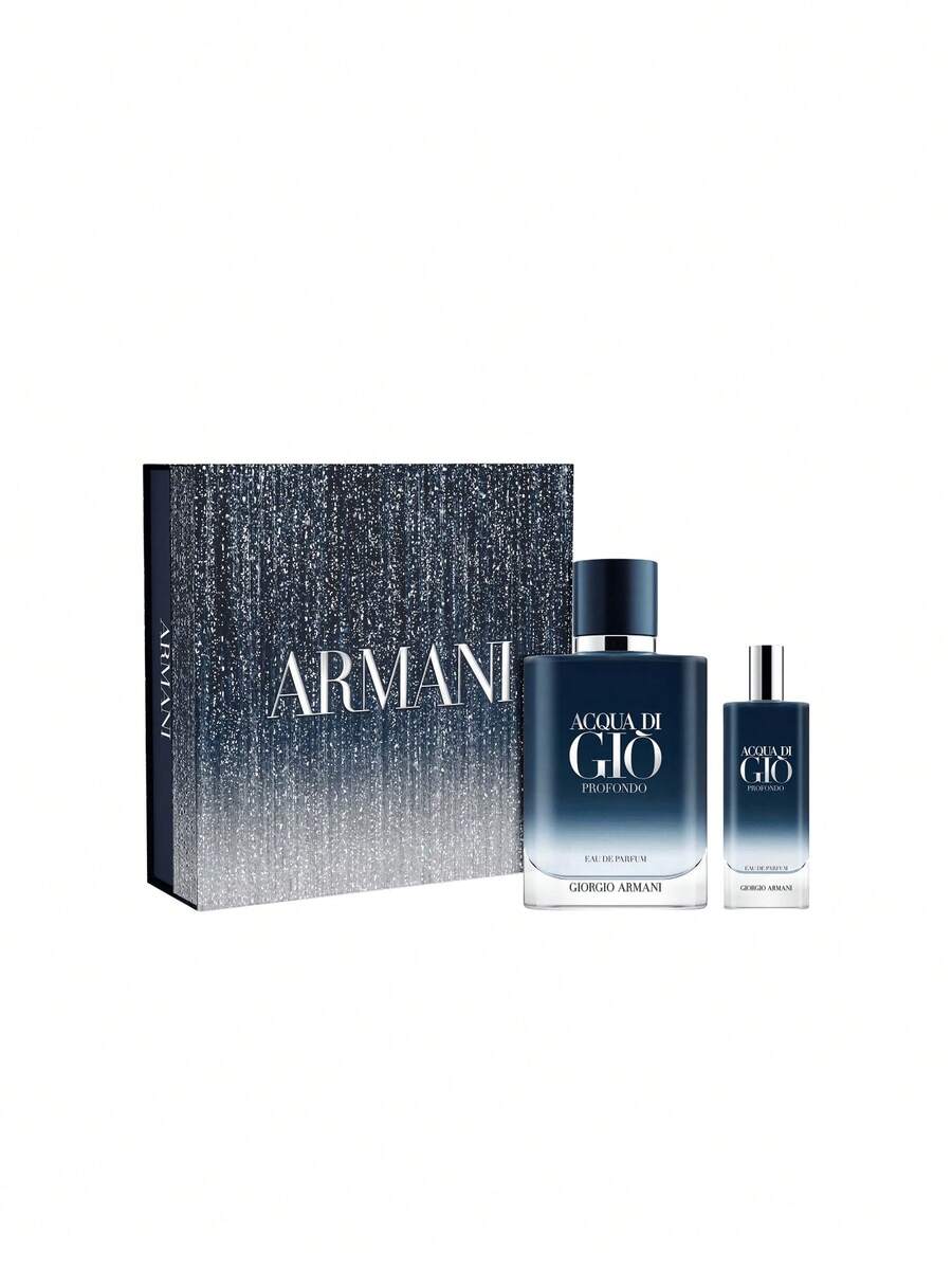 Armani Acqua Di Giò Profondo Eau De Parfum 100 Ml + 15 Ml Gift Set - Multi Scents - View 1