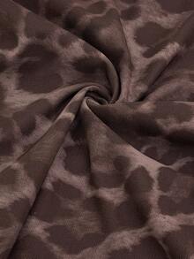 Franclia Moderiktig leopardmönstrad ärmlös body i mesh för kvinnor - Multifärgad - Visa 3