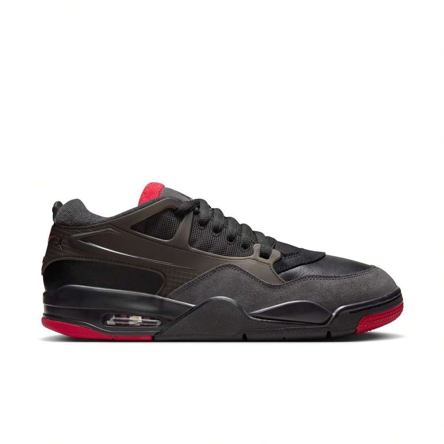 Nike AIR JORDAN 4 RM UNISEX BLACK VARSITY RED-ANTHRACITE - Black/Anthracite/Varsity Red - View 1