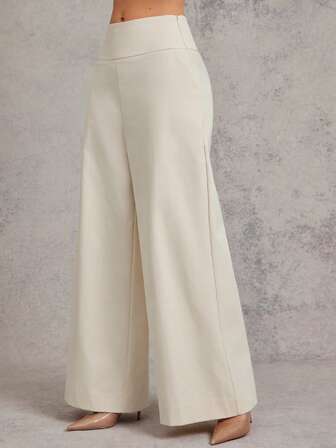 L'Amorae 宽腿收腰工装夏季裤子