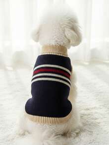 PETSIN 1pc Christmas Pet Cat Dog Universal Green Diamond Grid Elk Snowflake Cute Pattern Jacquard Knitted Elastic Comfortable Dog Christmas Sweater