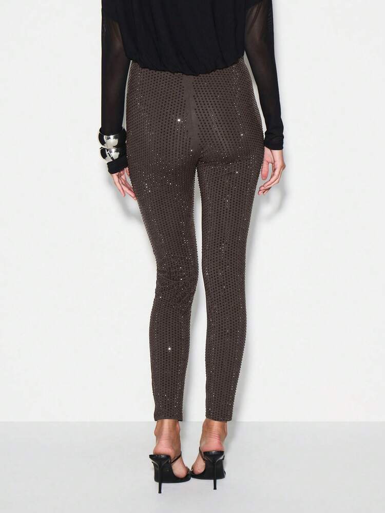 KIZN Verzierte Leggings mit Strassdetails