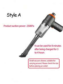 1 件强力手持式吸尘器，小型，无线，吸力强劲，适用于家庭、汽车和桌面清洁、园艺工具