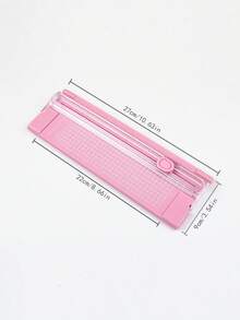Máy cắt giấy A4, Máy cắt giấy nhựa cầm tay, Dụng cụ khắc gỗ mini, Kéo trượt thủ công để bàn - Nhiều màu - Xem 4