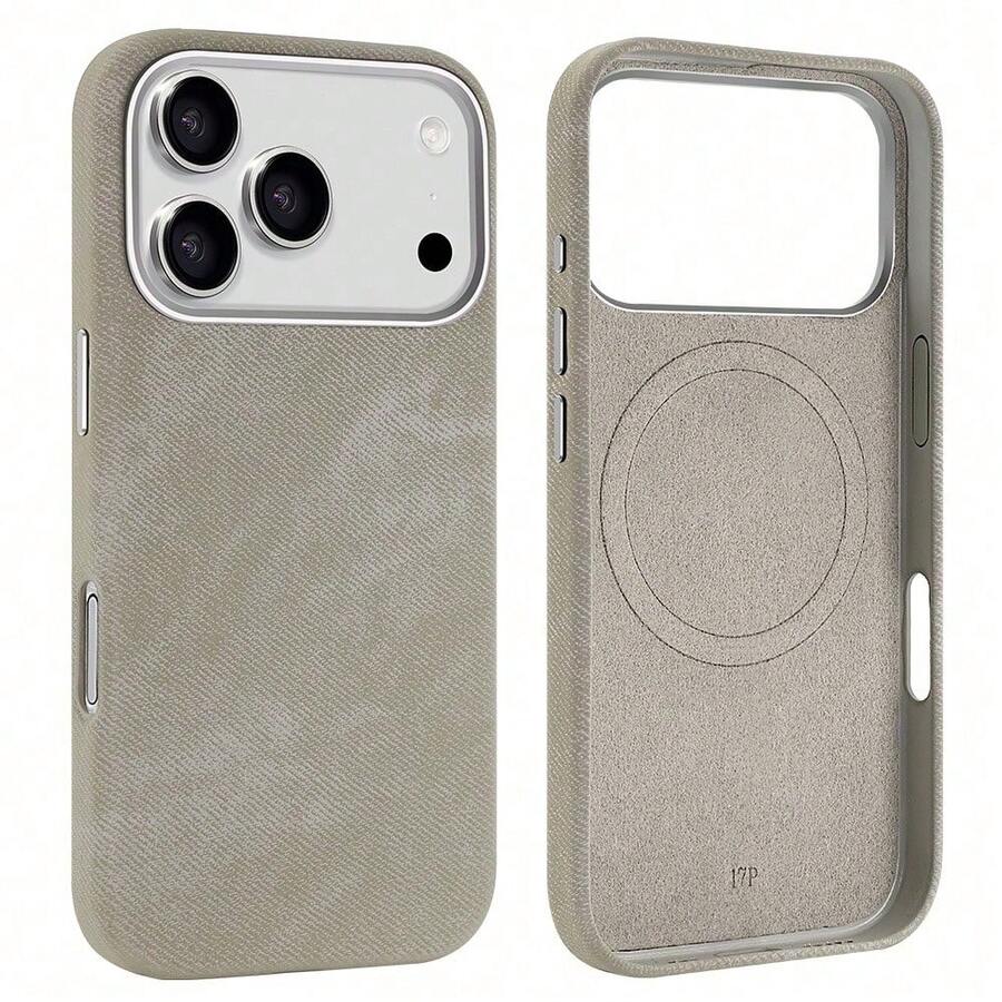 VIETAO Luxury Magnetic Phone Case Compatible With IP 16 - 16Pro - 16Pro Max - 15 - 15Pro - 15Pro Max -14 - 14 Pro -14Pro Max - 13 - 13pro - 13Pro Max - 17 - 17Pro - 17Pro Max - IP Air - Light Grey - View 1