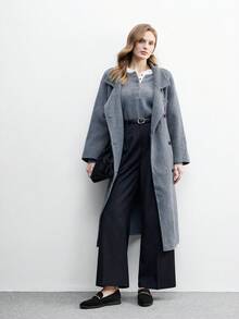 CUCCOO BIZCHIC 女士时尚黑色绒面舒适休闲乐福鞋，适合通勤、户外、购物、工作、日常穿着 - 黑色 - 查看 6
