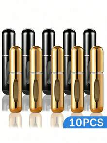 1/5/10 piezas, Atomizador de perfume recargable de 5ml, Botella de perfume portátil de viaje, Vaporizador de perfume, Vial de muestra de perfume mini - Multicolor - Ver 6