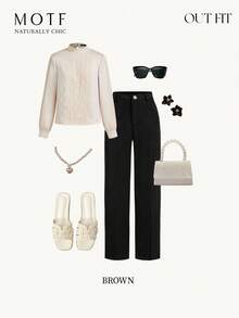 MOTF PREMIUM 露趾编织平底凉鞋