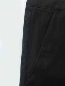 Manfinity Homme 男士休闲百搭黑色 Polo 衫和裤子套装 - 黑色 - 查看 5