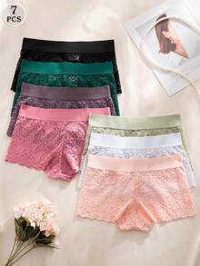 Snug Zone 7件套蕾丝女士内裤 - 彩色 - 查看 5