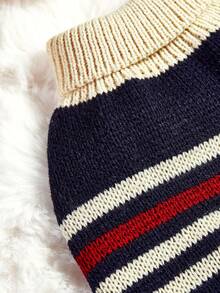 PETSIN 1pc Christmas Pet Cat Dog Universal Green Diamond Grid Elk Snowflake Cute Pattern Jacquard Knitted Elastic Comfortable Dog Christmas Sweater