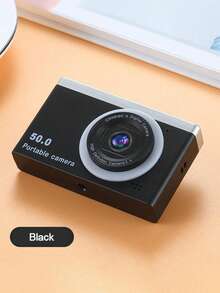 Digital Camera, Mini CCD Camera, Portable Retro Card Camera With Mobile Transfer Capability, 4K Ultra HD Photography Valentine's Day Gift - Multicolor - View 8