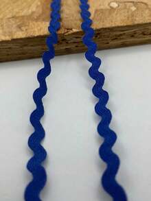 1条多色涤纶锯齿形丝带 DIY手工材料 礼品包装 蝴蝶结制作 婚礼 圣诞节 节日派对装饰材料