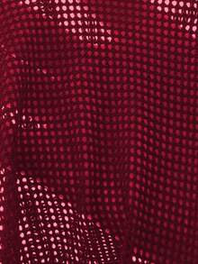 Easithlete Women's High Neck Sheer Sexy Jacket With Pockets, Casual Sports Running Fitness Outdoor Activities Long Sleeve Jacket - Burgundy - View 5